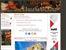 Tablet Screenshot of insatiable-critic.com